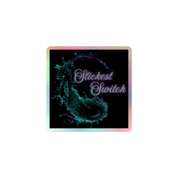 Slickest Switch Sticker Black Holographic product image (1)