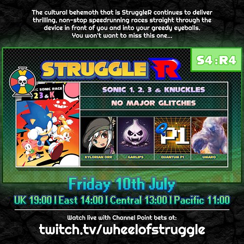 StruggleR Season 4 is upon us and you will be seeing (well, hearing) a lot of me over on www.twitch.tv/wheelofstruggle during...