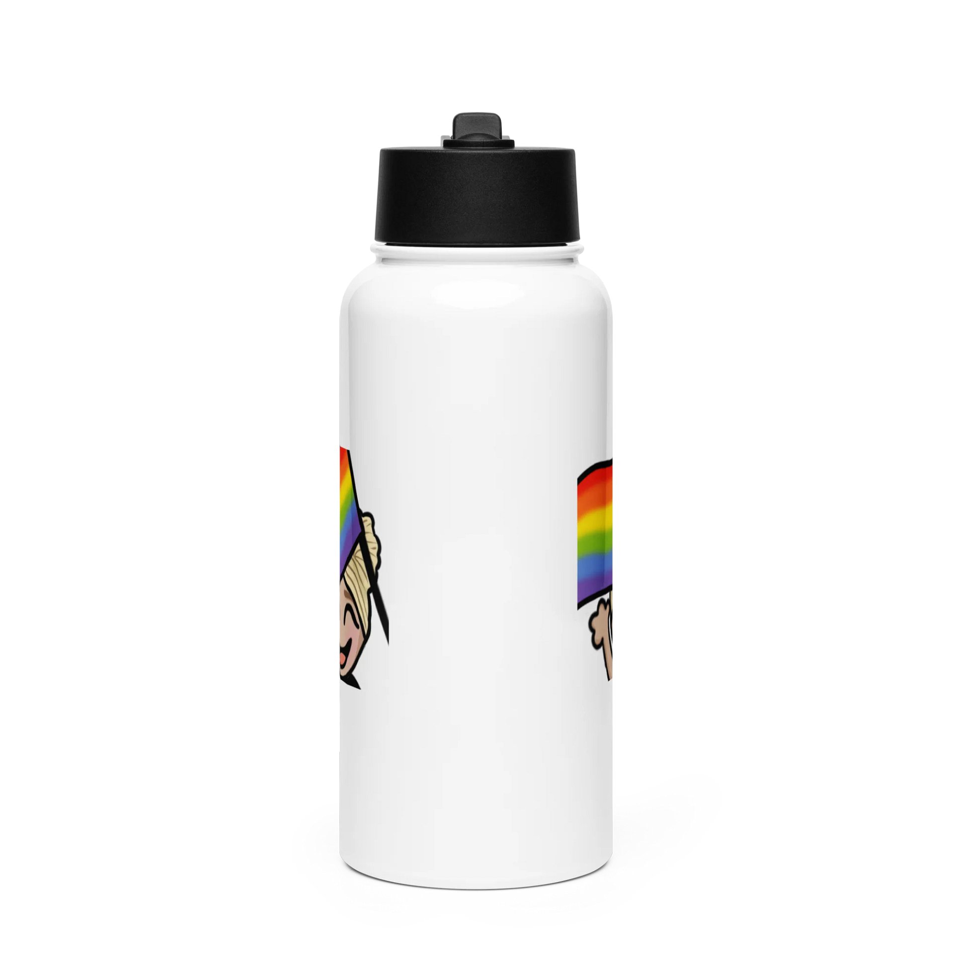 Pride Flag Stainless Steel Water Bottle product image (2)