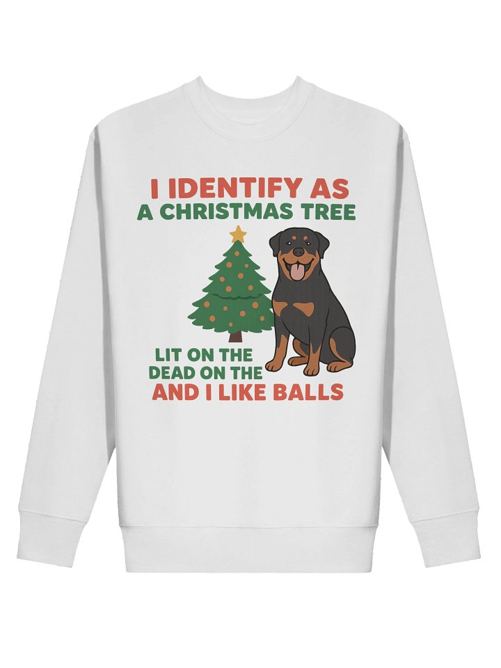 Christmas Tree Rottweiler Premium Sweatshirt product image (10)