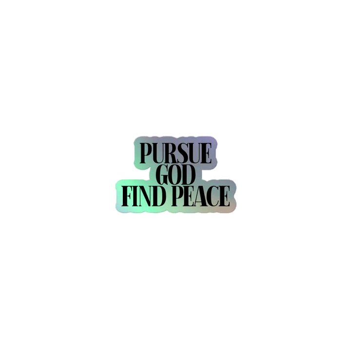 PURSUE GOD FIND PEACE product image (1)