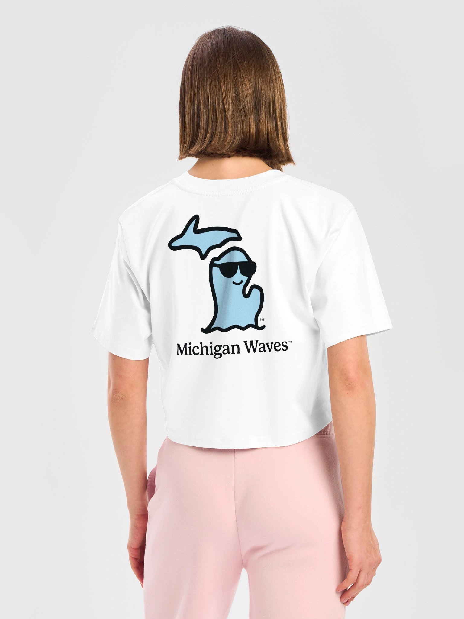 Michigan Waves Cotton Crop Tee product image (8)