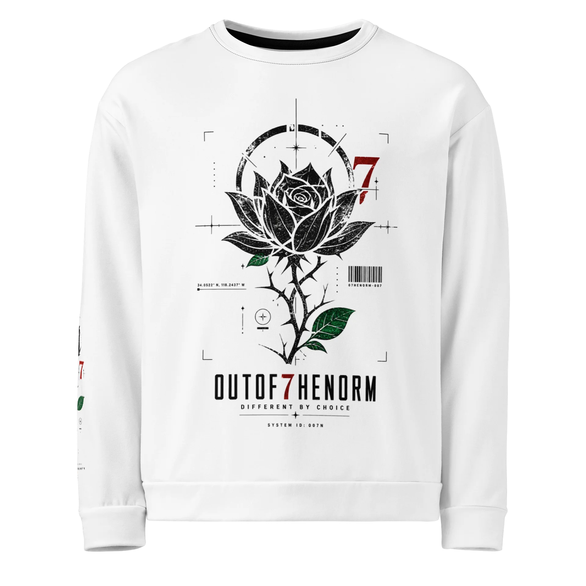 Midnight Rose 7 — All-Over Sweatshirt product image (1)
