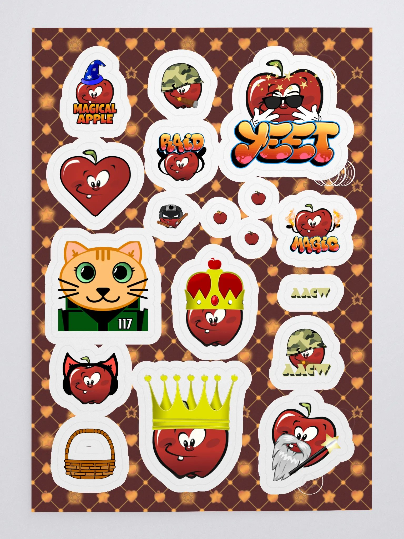 Emotes Sticker Sheet v1.0 product image (3)