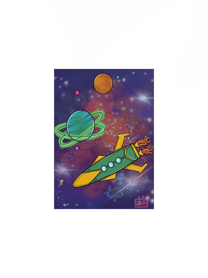 5x7 Space Ship Print product image (1)