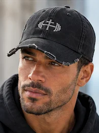 His House Distressed Dad Hat by His House