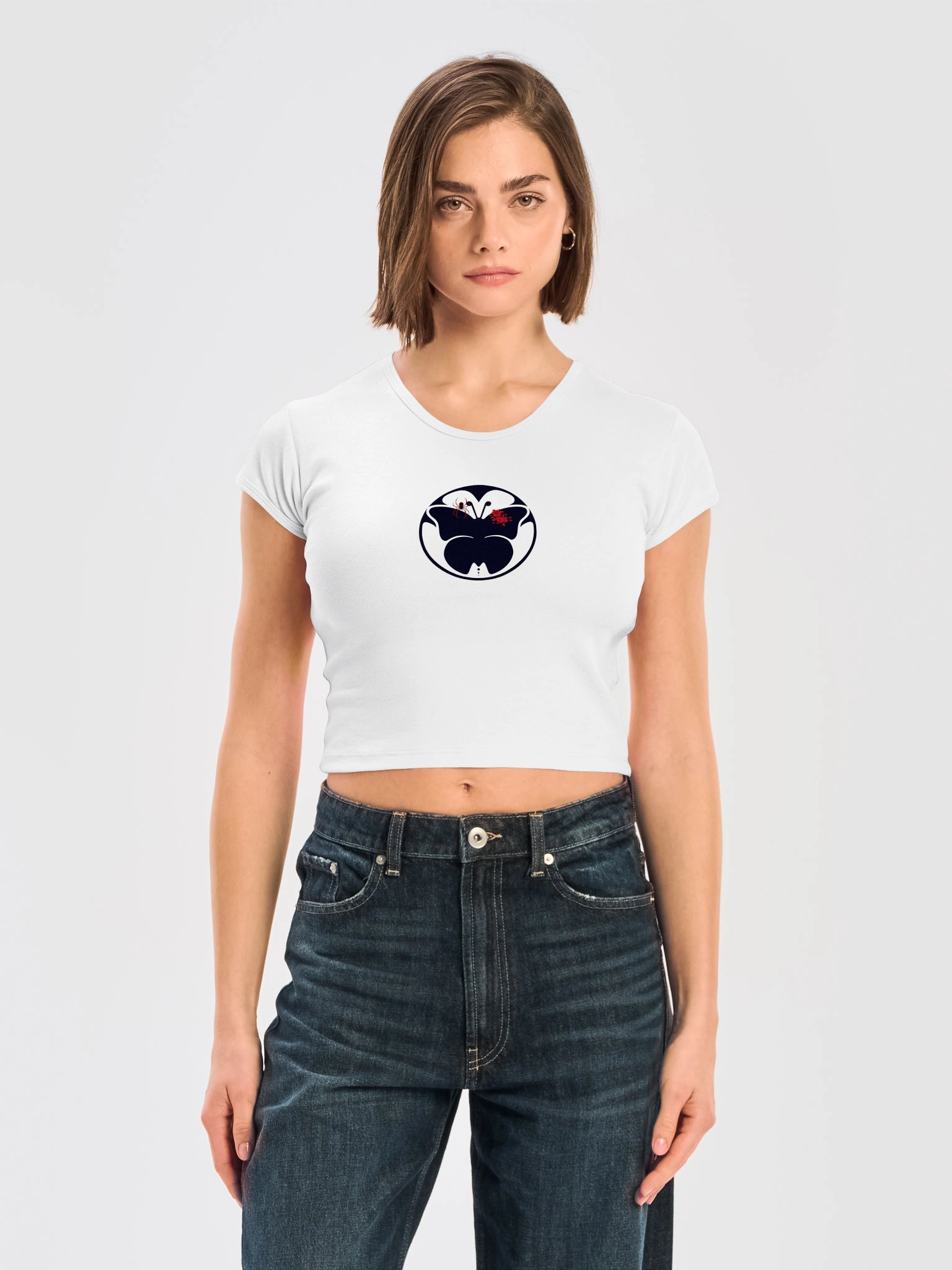 Midnight Bloom Crop Top product image (3)