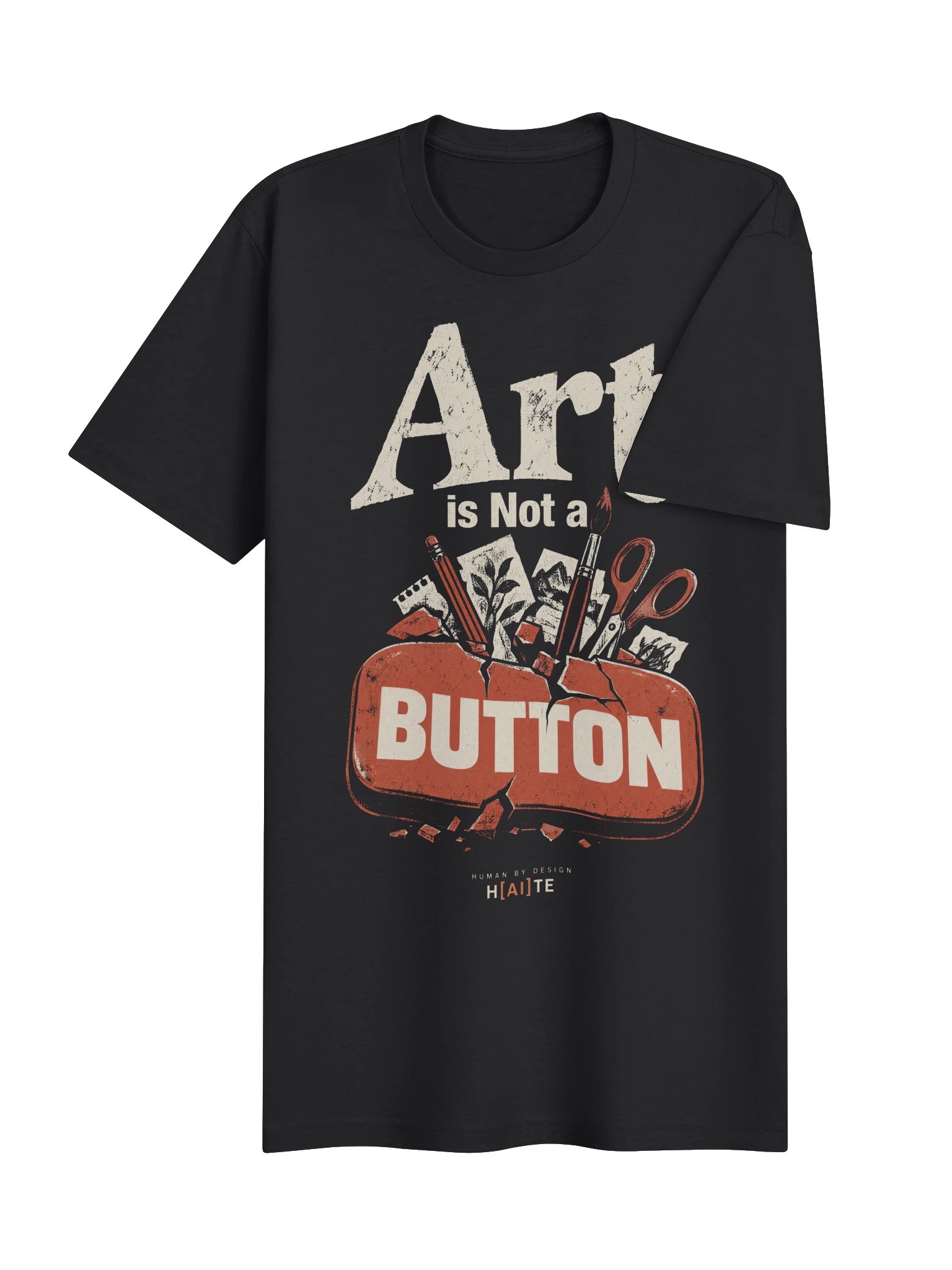 Art Is Not a Button: Broken Button | Everyday Tee product image (31)