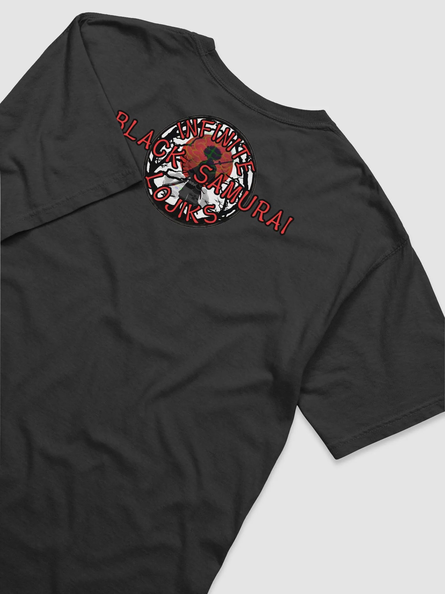 Black Samurai Red Tee V2 product image (10)