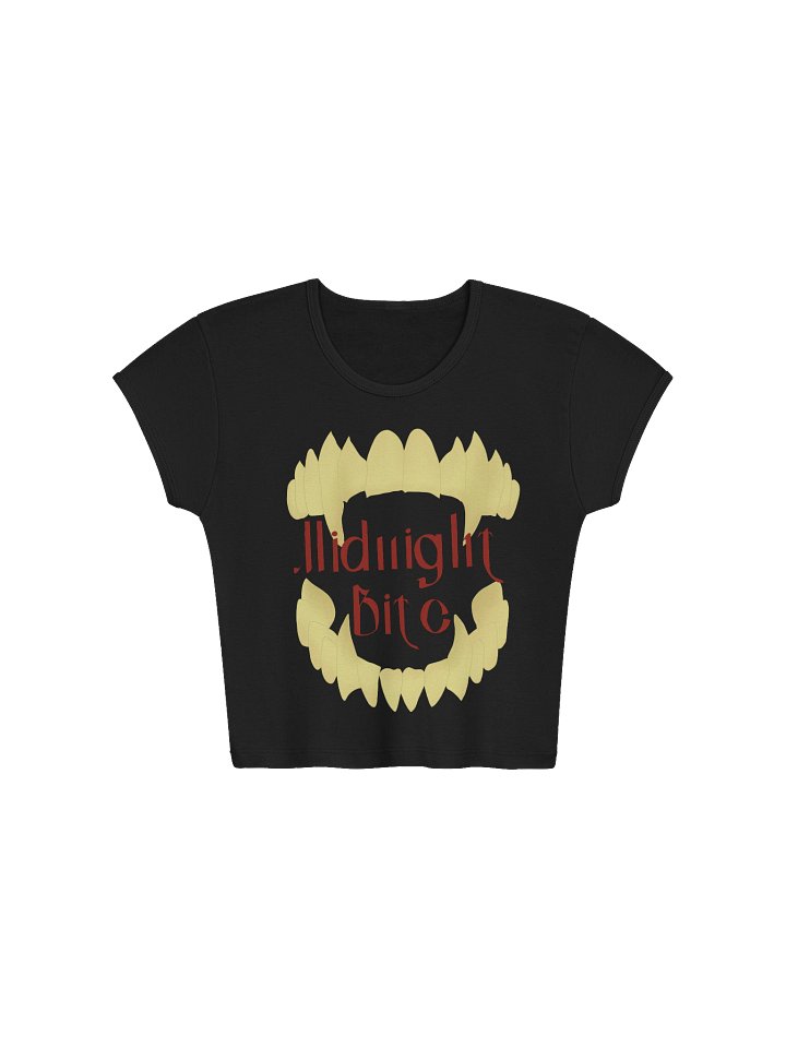Midnight Bite || Subtle Logo Baby Tee product image (5)