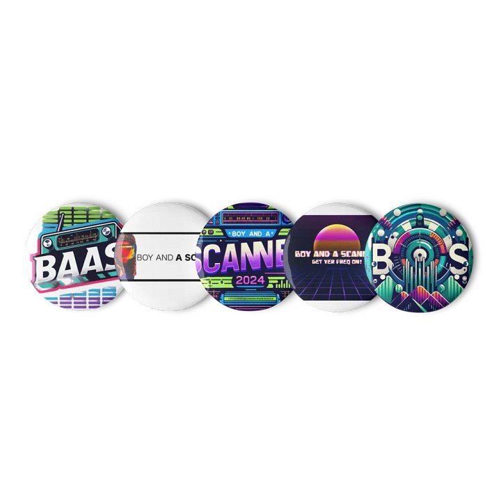 FreqFanatic 5-Pack Pin Set product image (1)