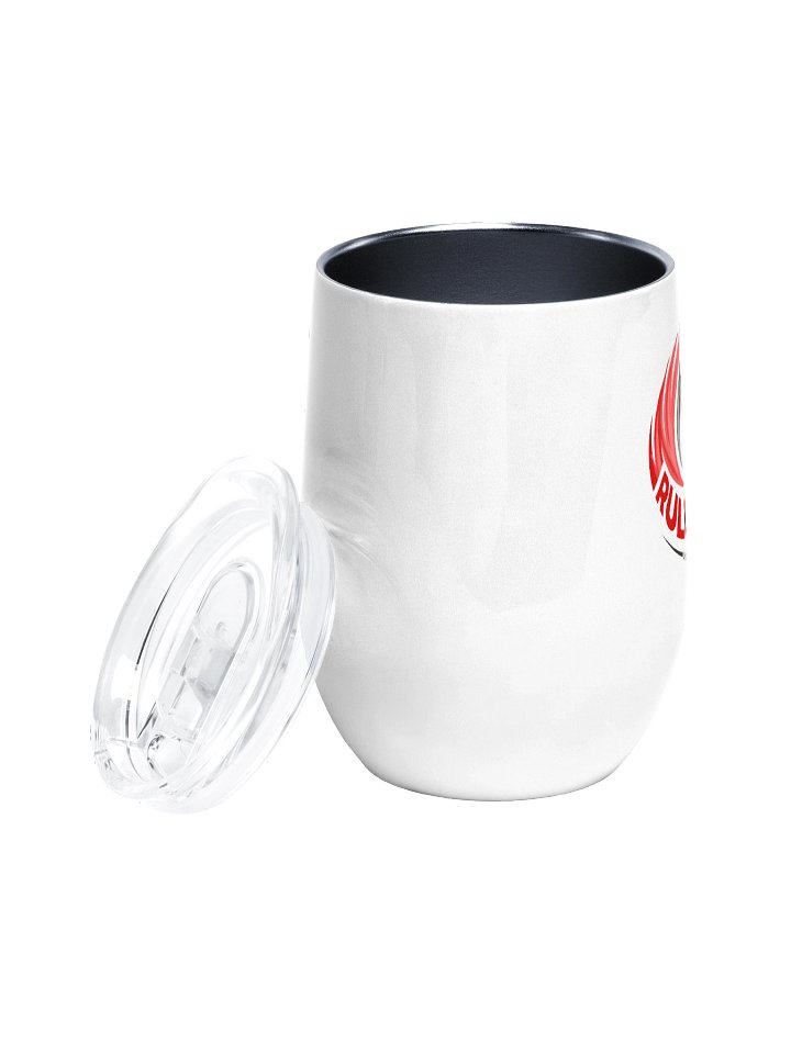 Rule #7 Wine Tumbler Pewter and Red product image (2)