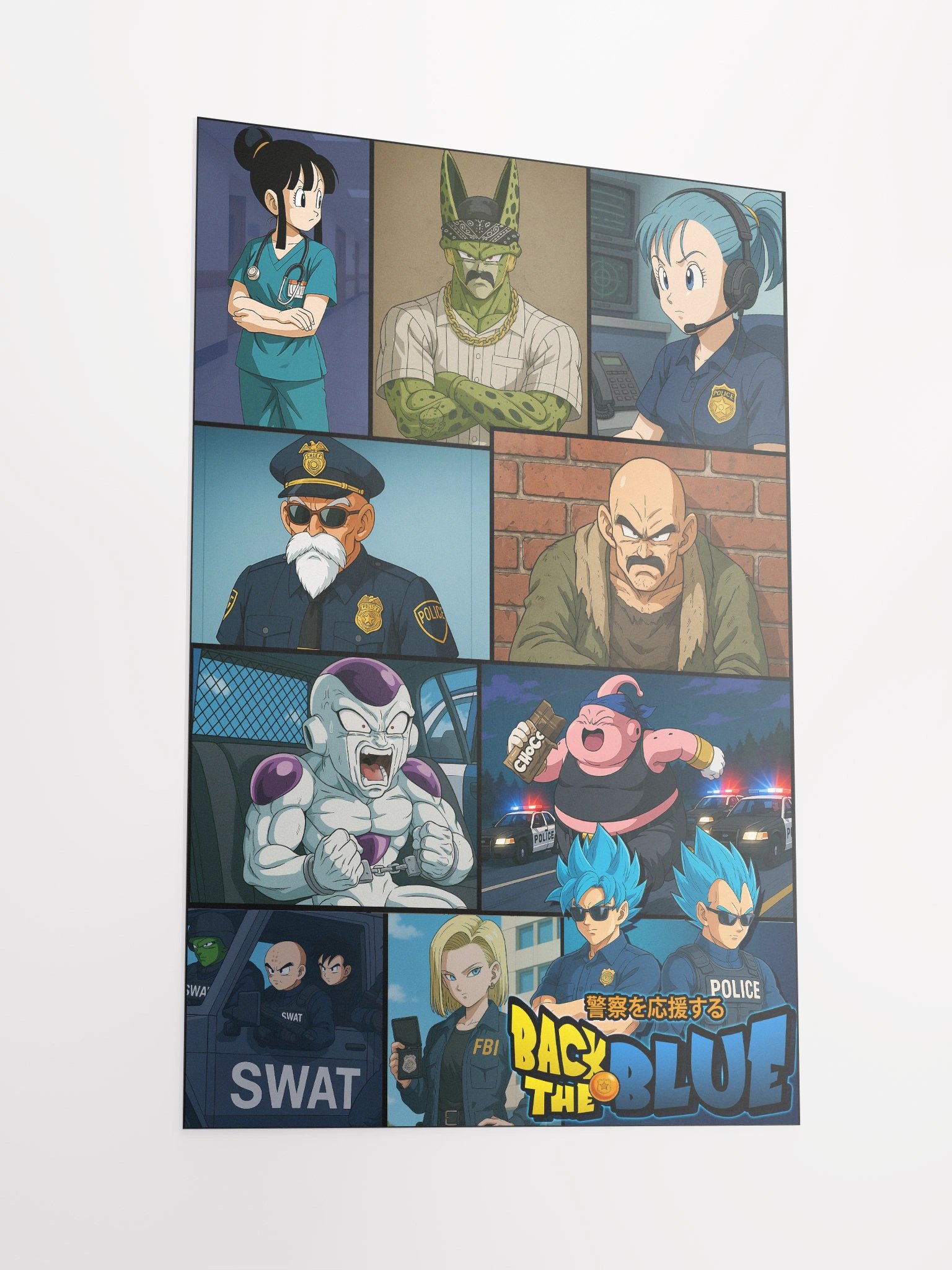 Back The SSJ Blue Poster Print product image (4)