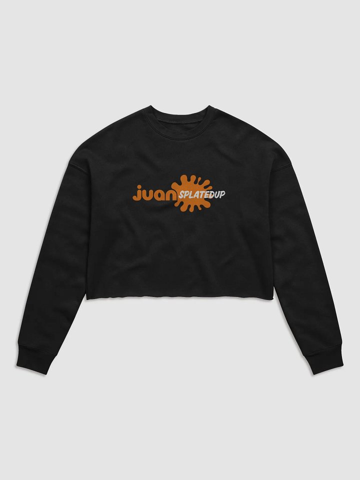 JuanSplatedUp (old logo) Women's Fleece Crop Sweatshirt product image (1)