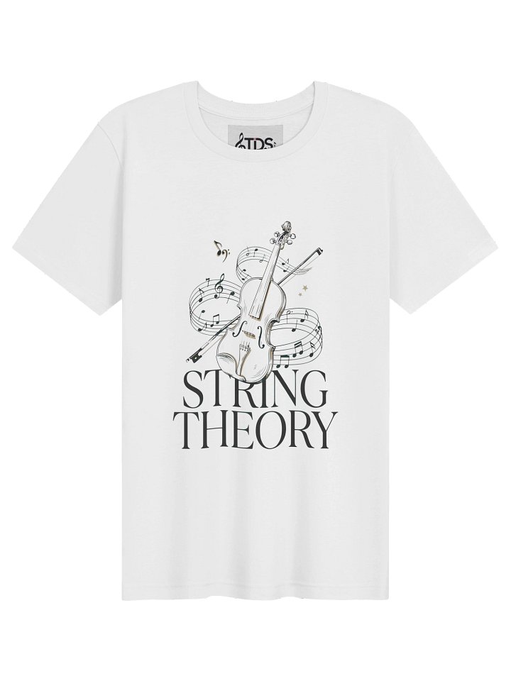 Enchanting Violin Sparkle Graphic Tee product image (2)