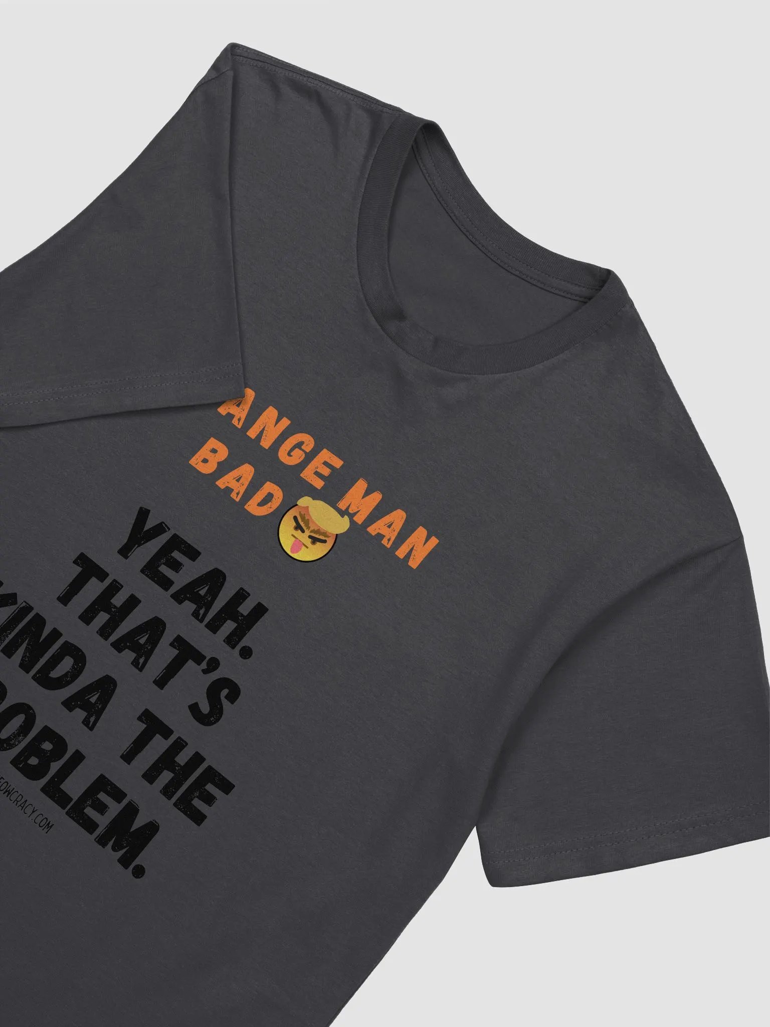 Angry Orange Man Is the Problem Supersoft Slim Fit T-Shirt product image (3)