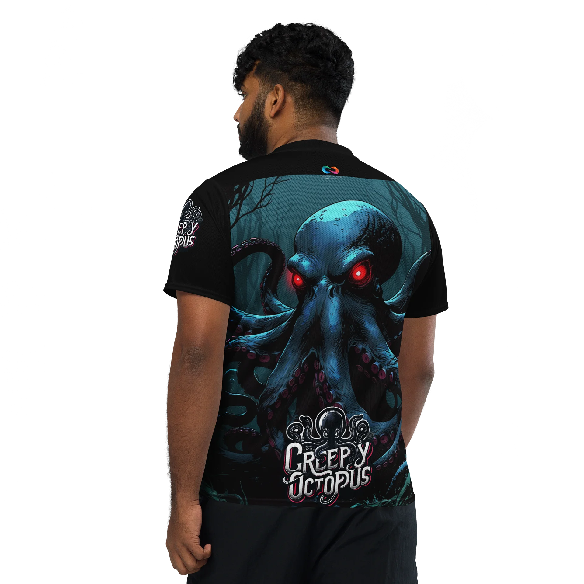 LIMITED EDITION - CNX Core All-over print Unisex Tee — Creepy Octopus 001 product image (5)