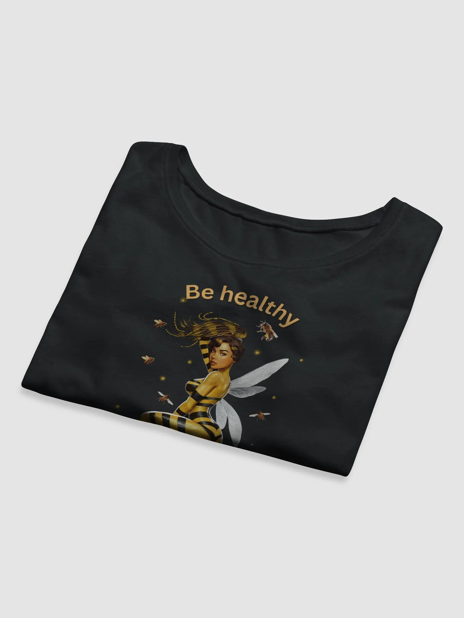 Bee-Healthy Women's Crop Tee product image (6)