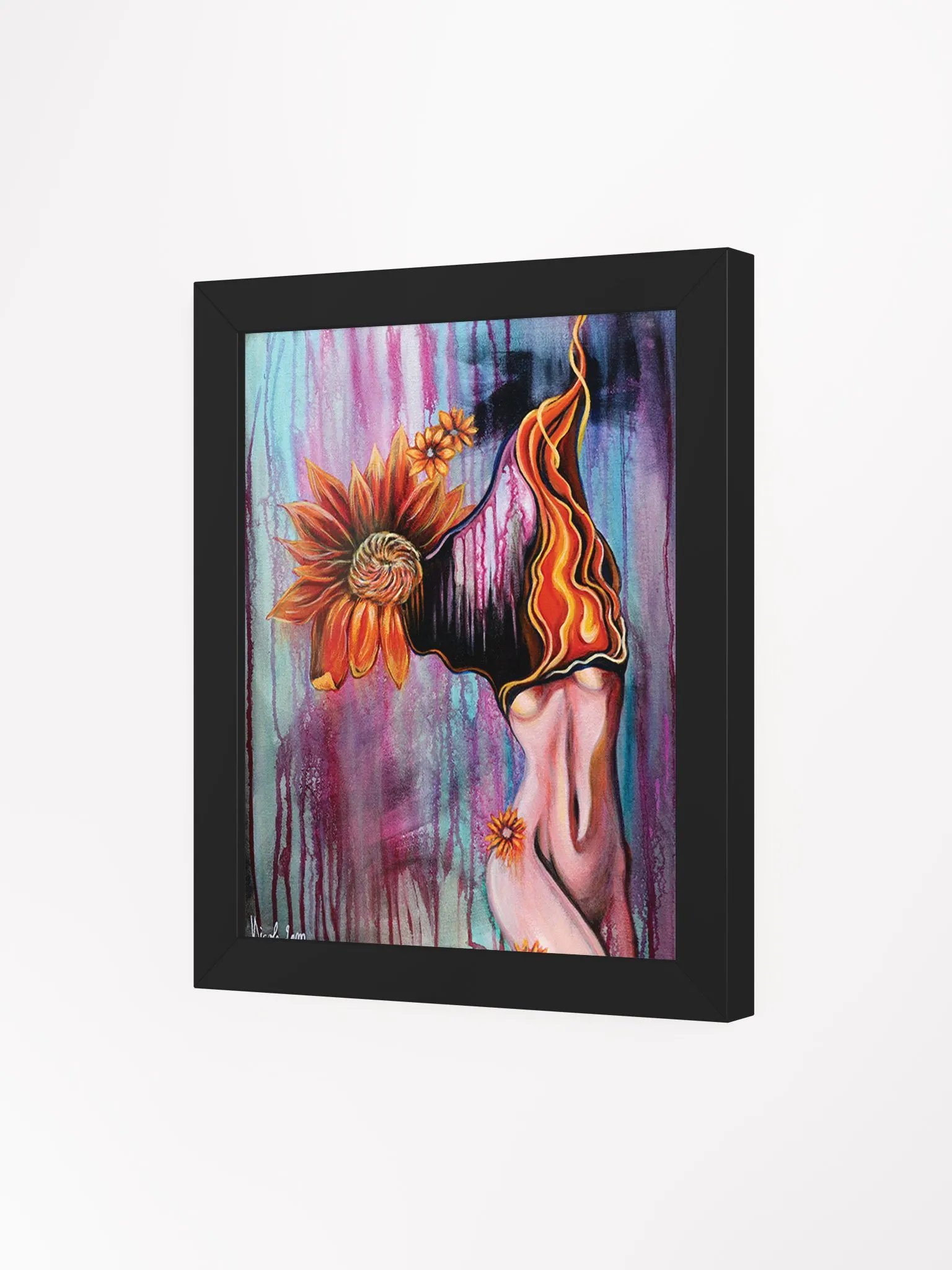 The Burning Match, The Flame Framed Print product image (3)