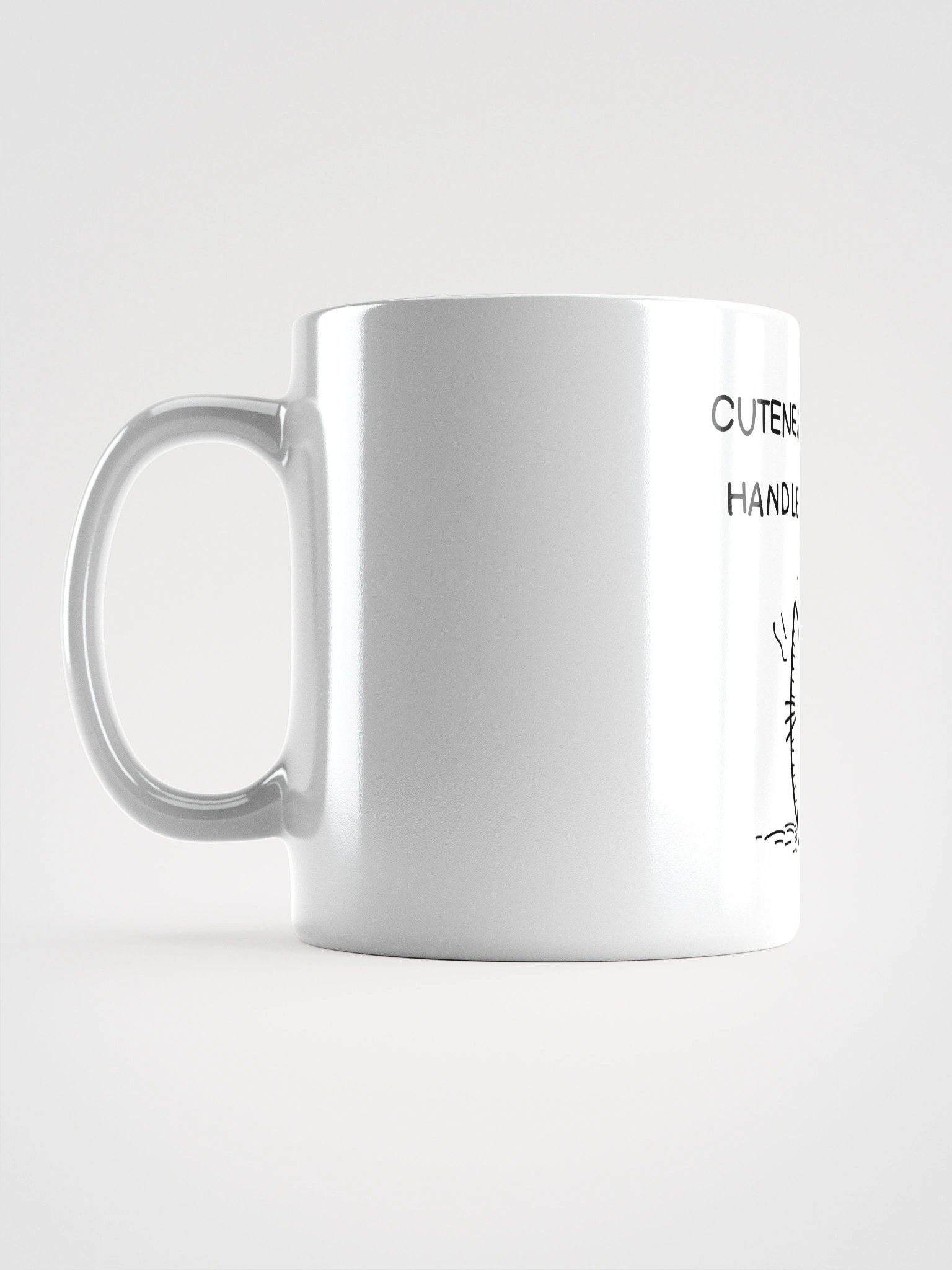 Cuteness Overload White Glossy Mug product image (1)