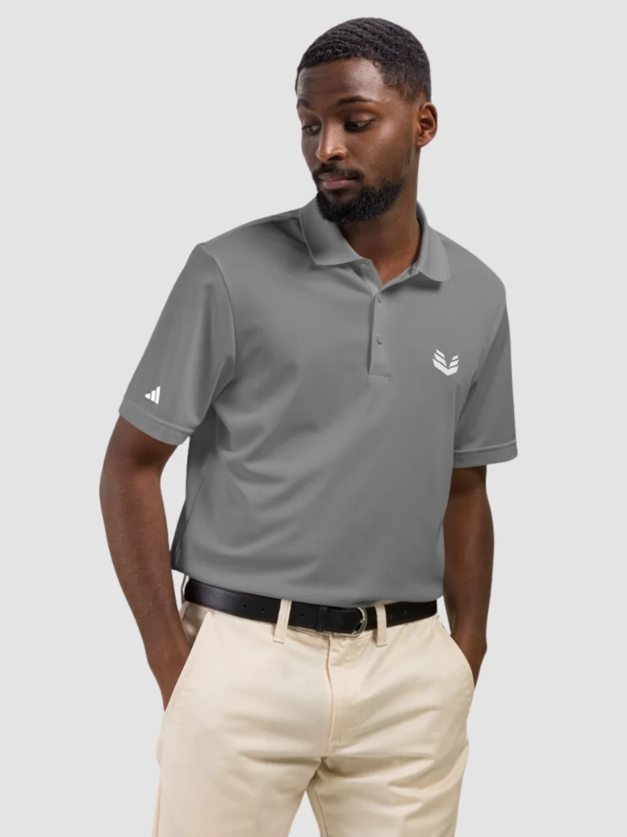 Valkence x adidas Sport Polo Shirt - Grey Three product image (1)