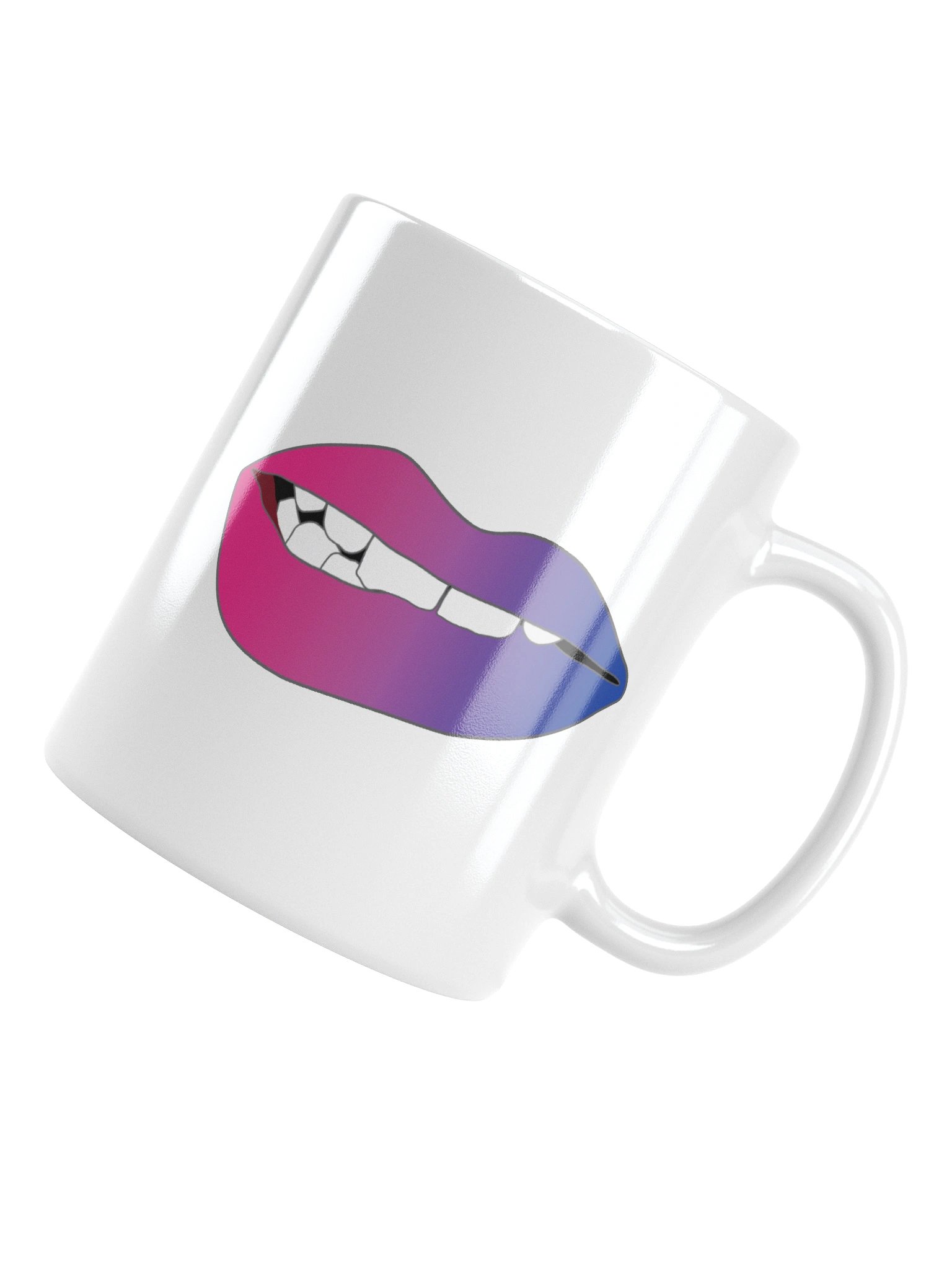 Bisexual Pride Gradient Biting Lips Mug product image (4)