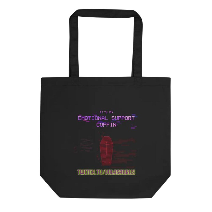 Emotional Support Coffin Tote Bag product image (1)