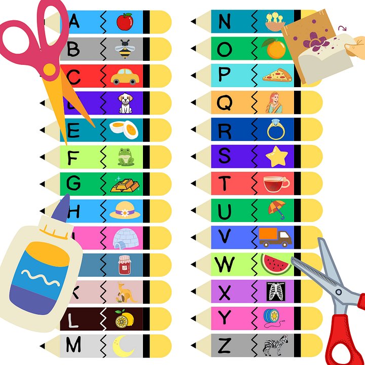 Match the letter to the picture - pdf product image (2)