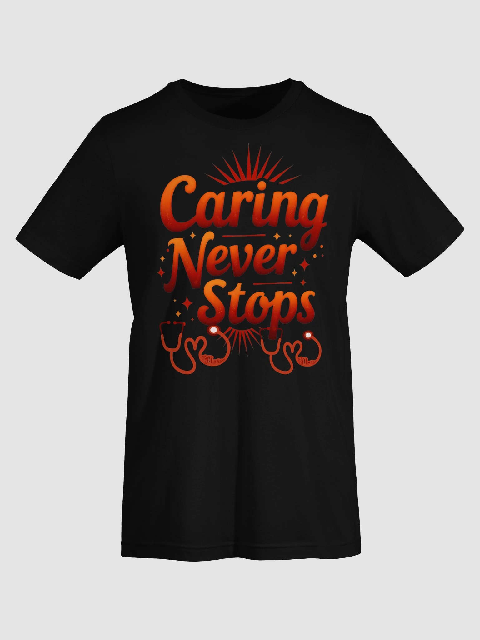 Caring Never Stops Nurse T-Shirt product image (56)