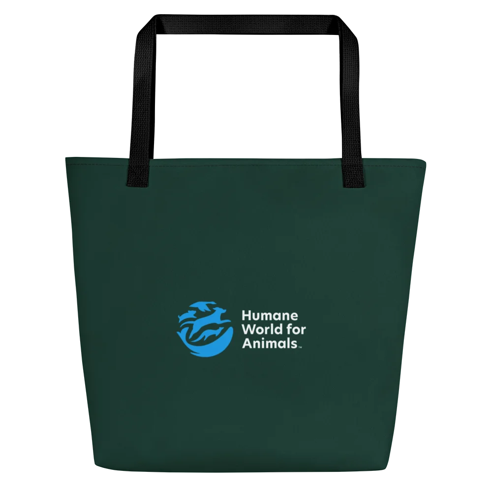 Supergraphic Logo - Tote bag with pocket- Green product image (3)