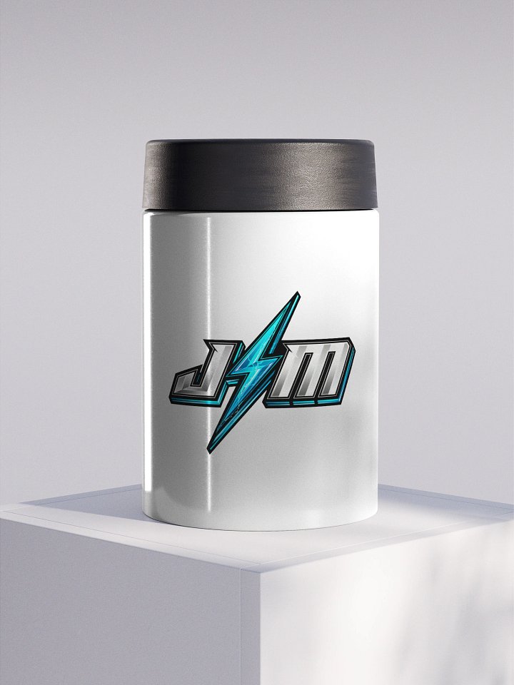 JSM Lightning Bolt Stainless Steel Koozie product image (1)