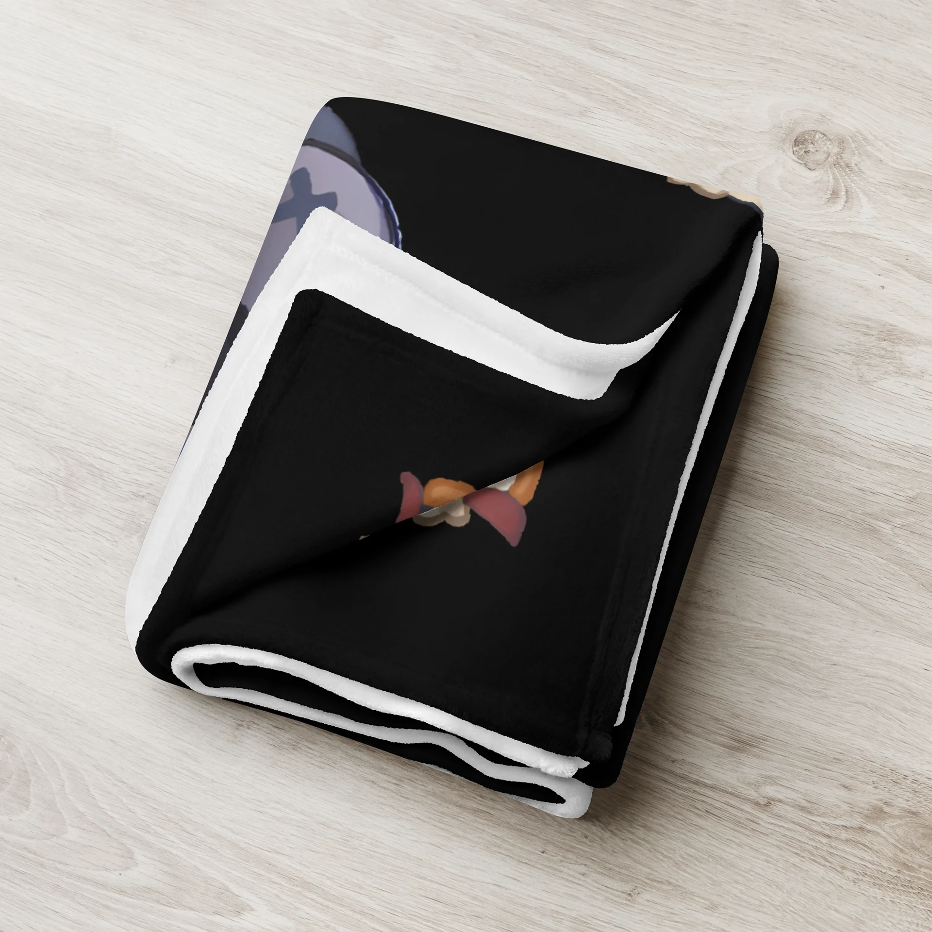 Black Throw Blanket product image (8)