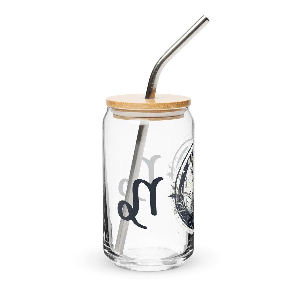 Capricorn Zodiac Glass Can Sipper product image (5)