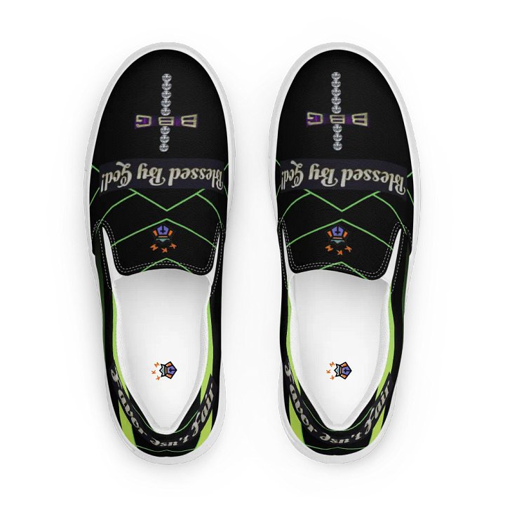 BBG Lime Green and Black Women's Slip On product image (1)