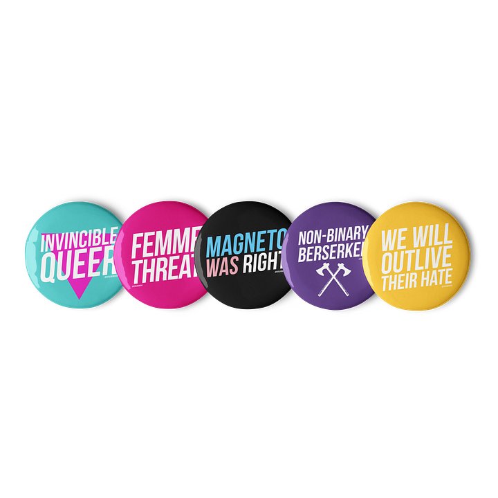 FUTILE DEVICE: LGBTQAI+ BUTTONS 2 product image (1)