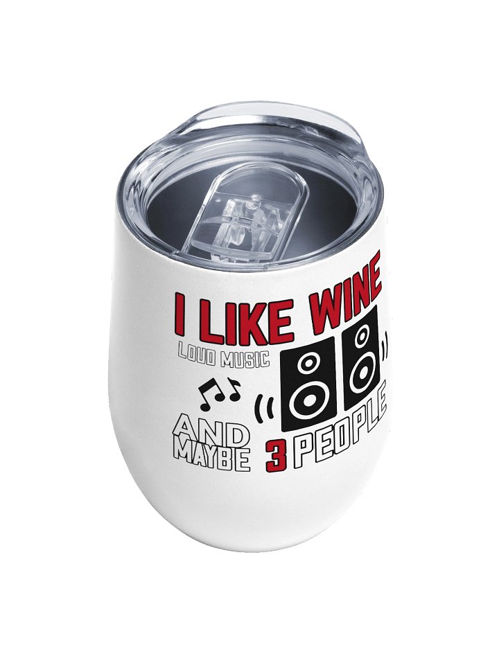 Loud Music Wine Tumbler product image (1)