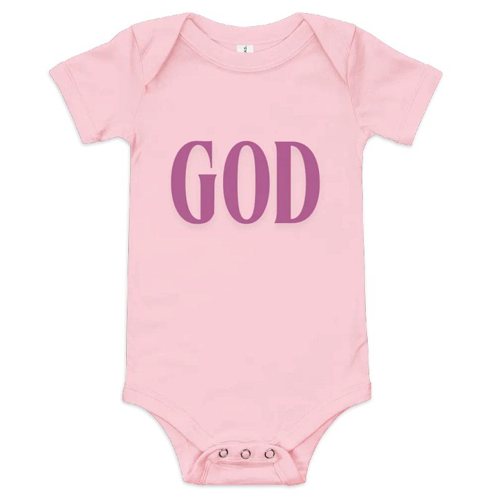 God Has My Back Baby Onesie in Pink 🌸 product image (2)