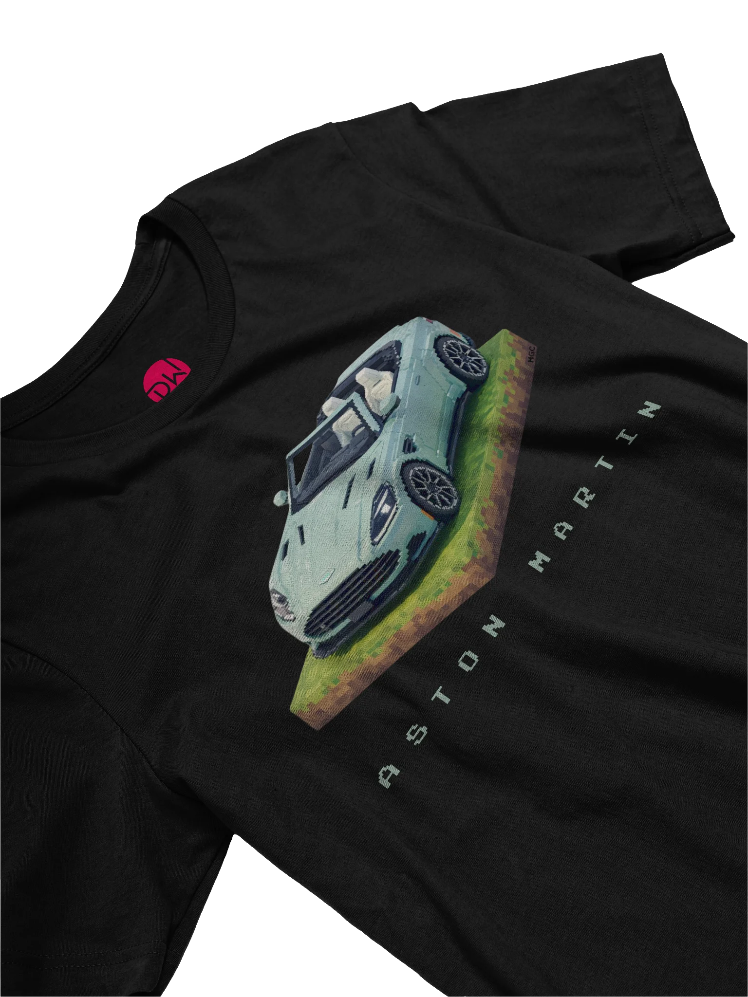 Aura Green Aston Martin Vanquish Shirt (Pixel, Retro, Minecraft) product image (22)