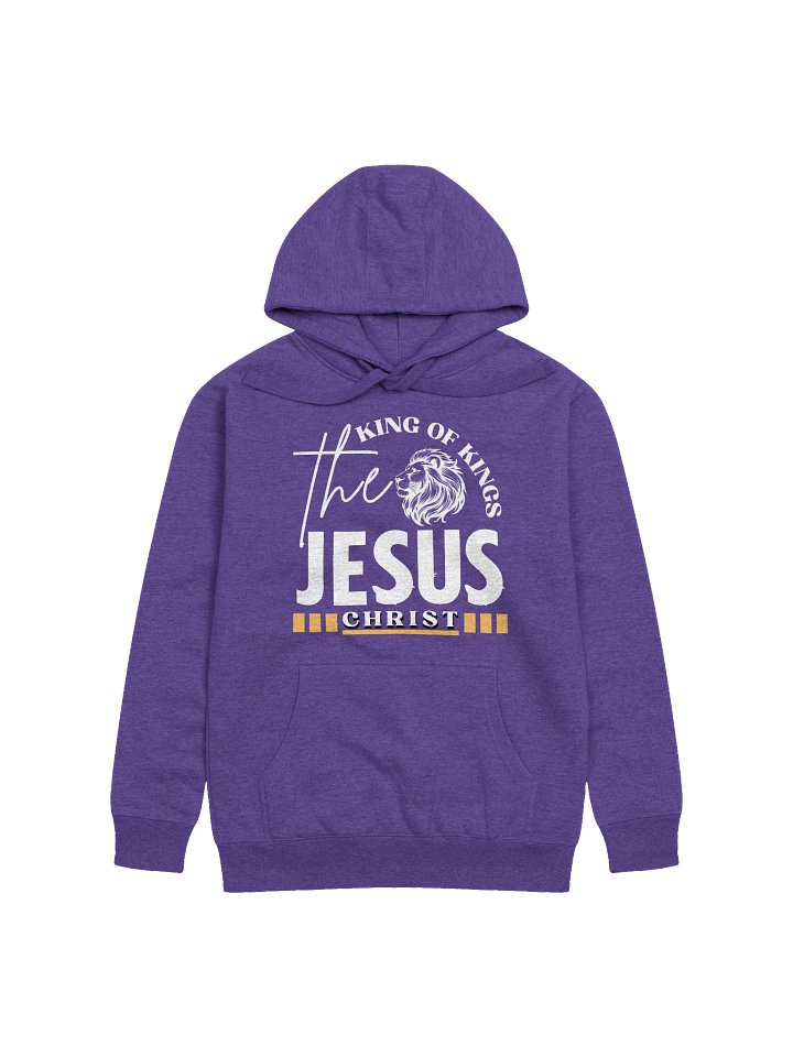 The King of Kings Jesus Christ Christian Heritage Hoodie | Faith Apparel for Believers product image (2)