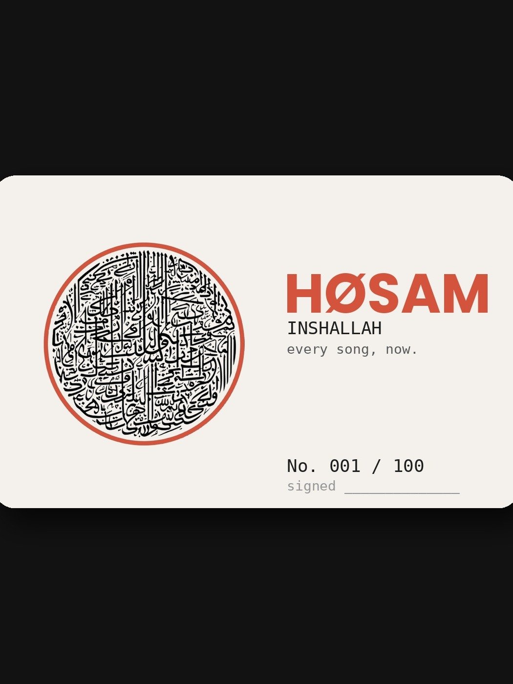 The INSHALLAH Card product image (1)