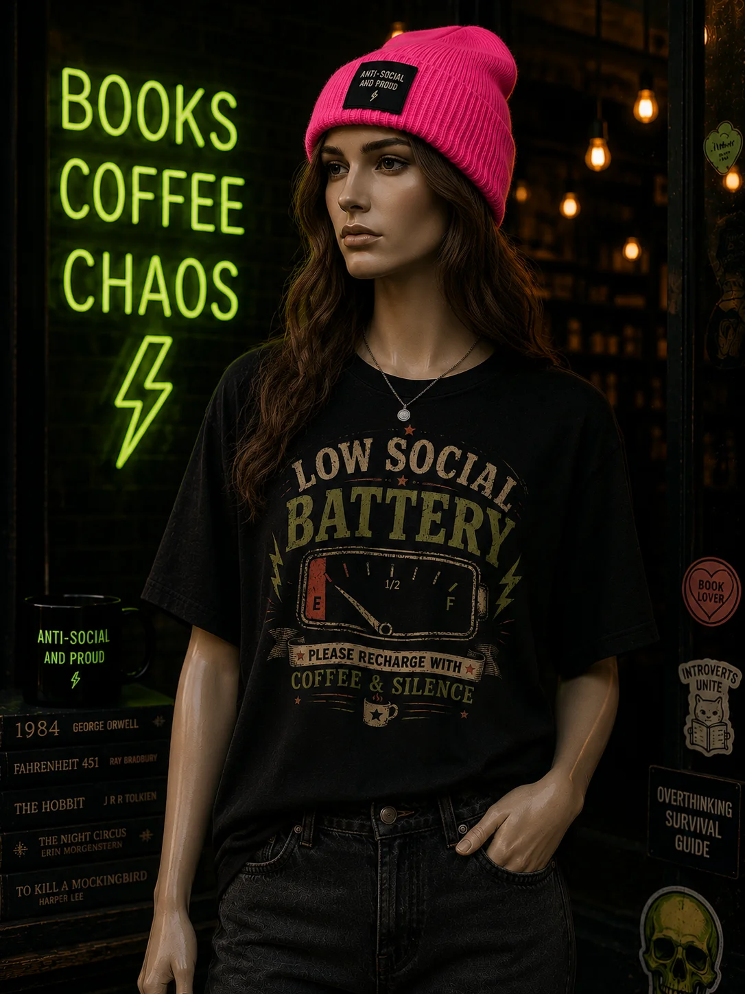 Low Social Battery Tee product image (1)