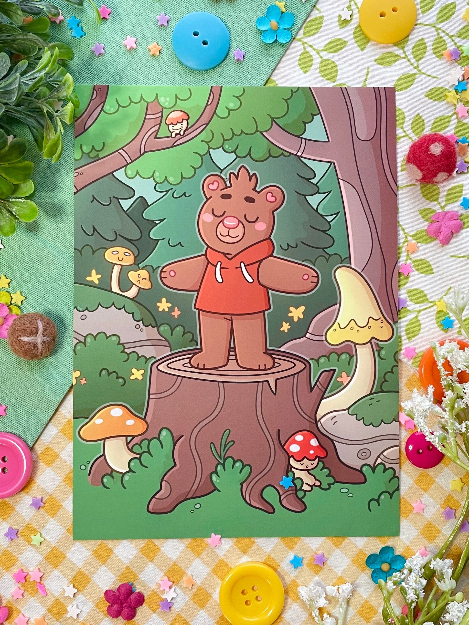 Forest Bear Print product image (1)