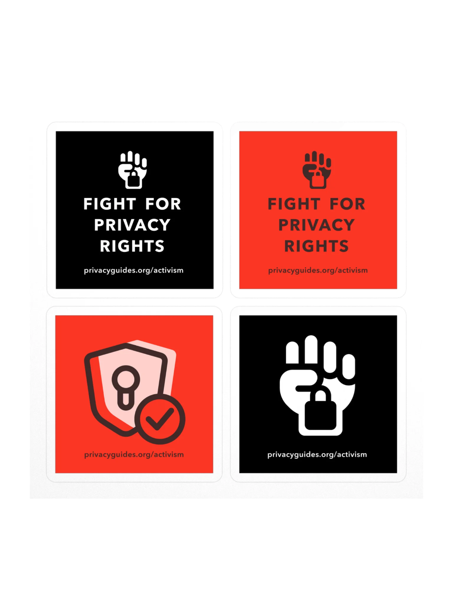 Fight for Privacy Rights - Sticker Sheet product image (1)