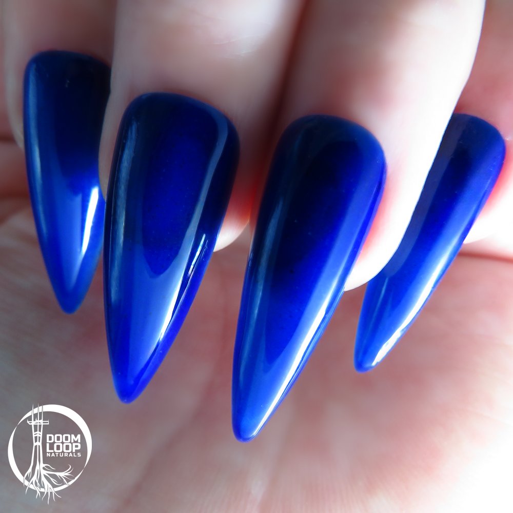 COLLISION - Intense Blue Jelly with Violet Undertones Nail Polish product image (3)