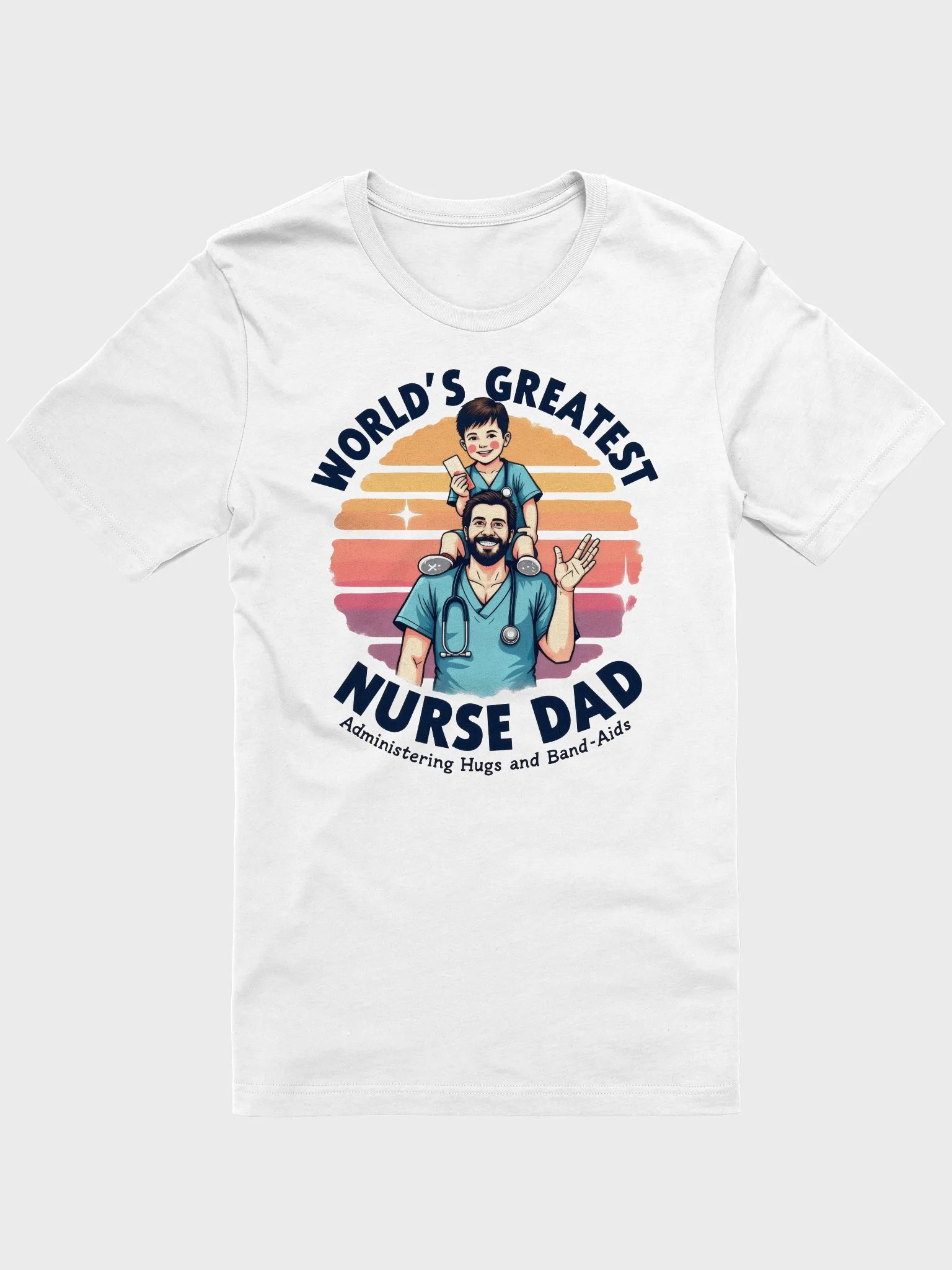 World's Greatest Nurse Dad T-Shirt product image (6)