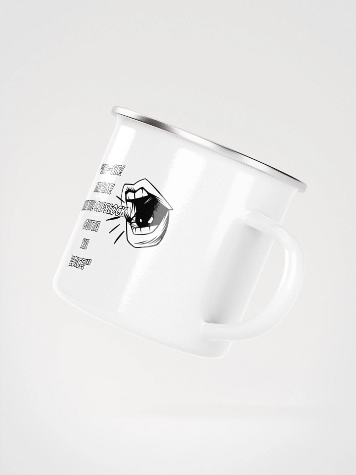 "Take The Caps Off" Enamel Mug product image (2)