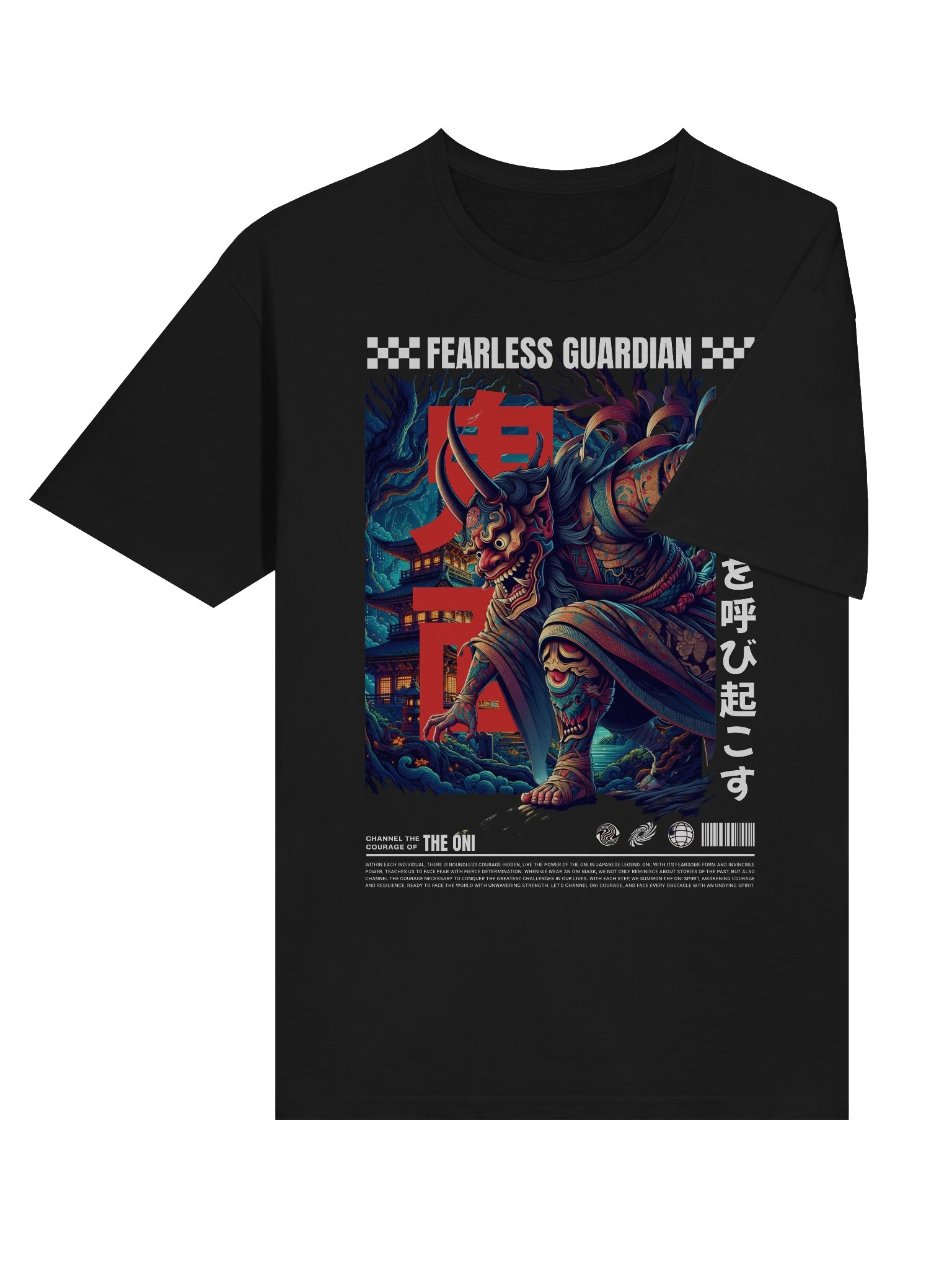 Fearless Oni Guardian T-Shirt - Gildan Softstyle product image (4)