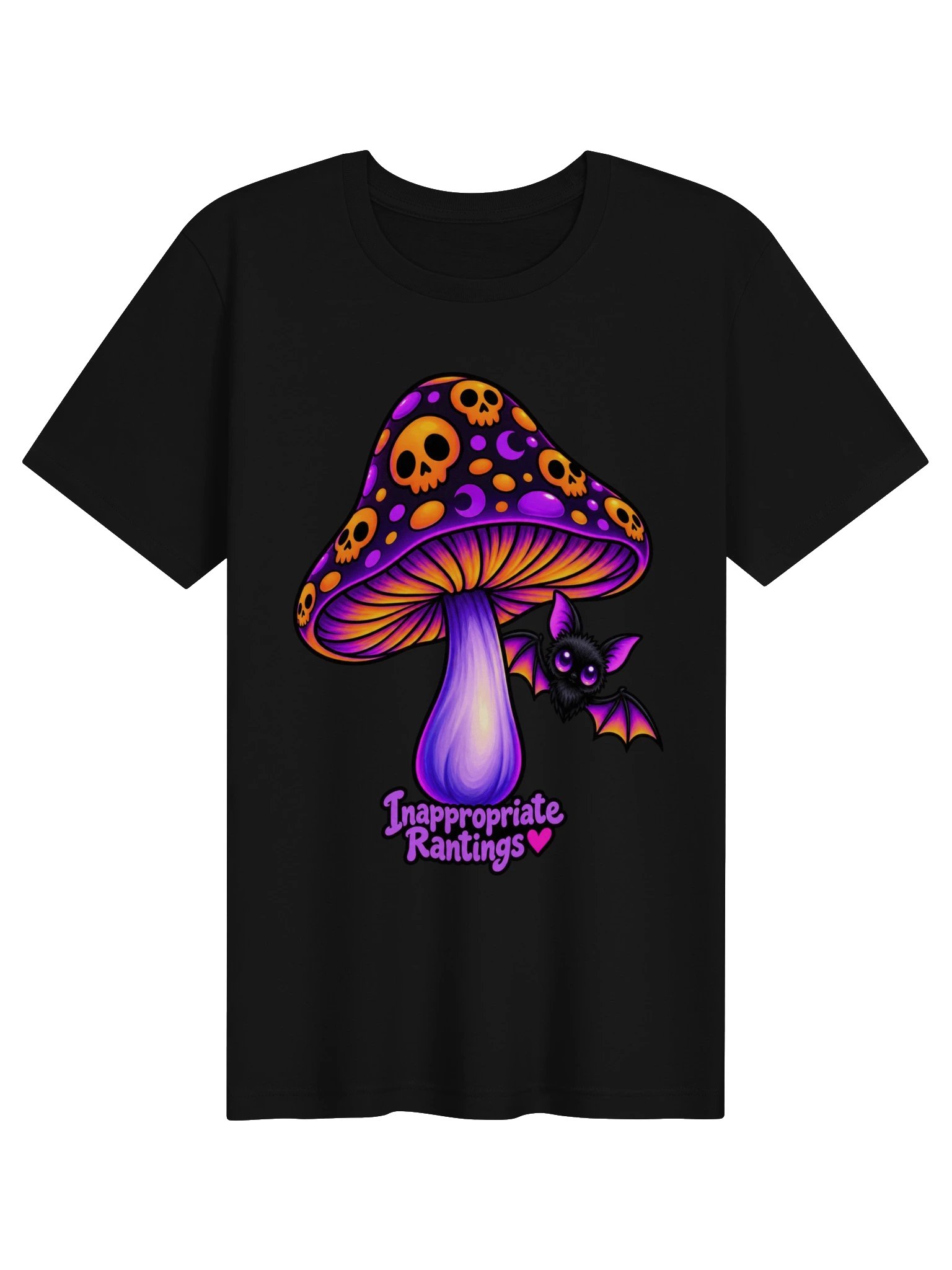 Halloween Mushroom & Bat Tee product image (1)