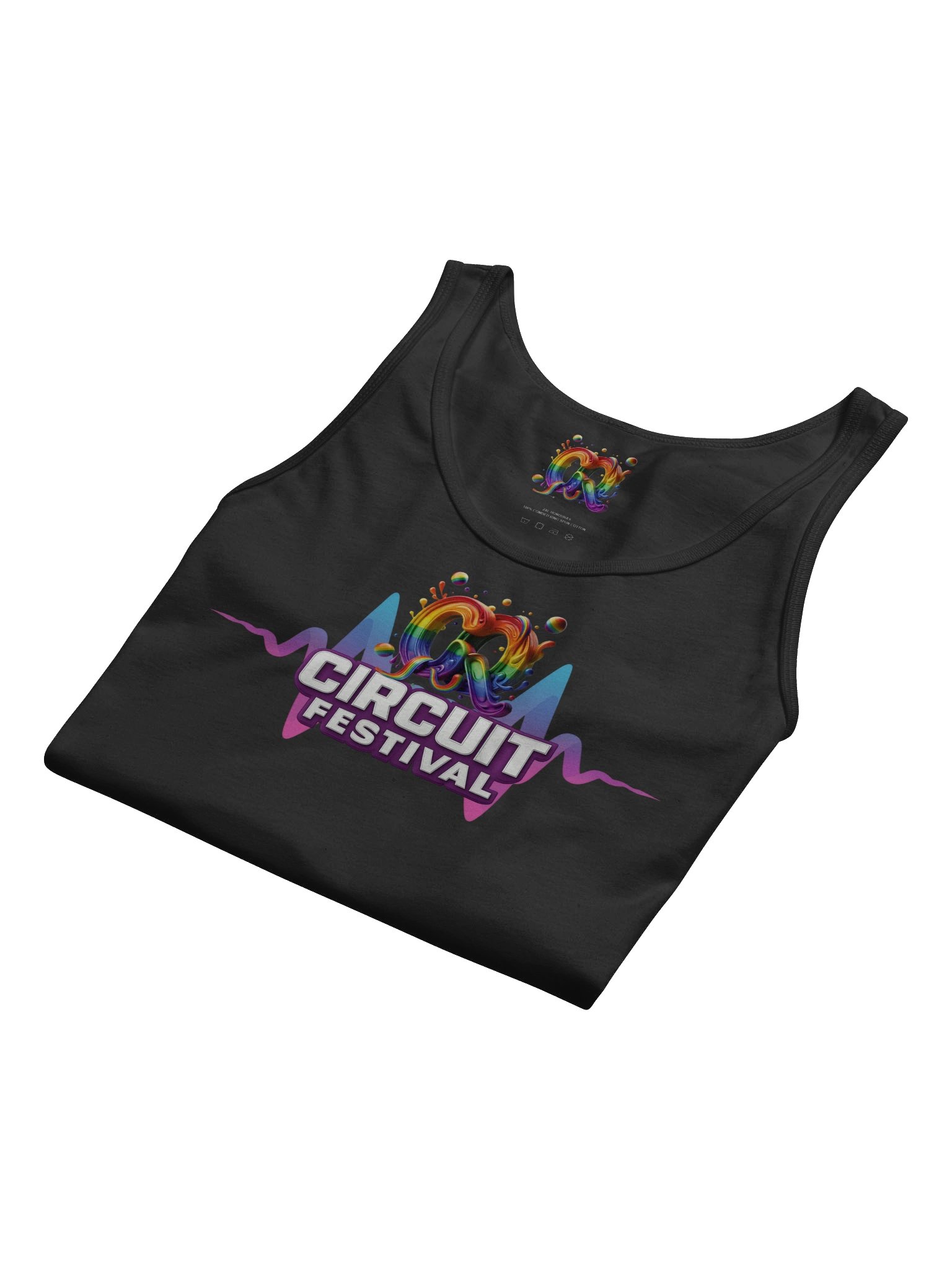 CQ CIRCUIT FESTIVAL – SOFT NEON WAVE TANK product image (10)