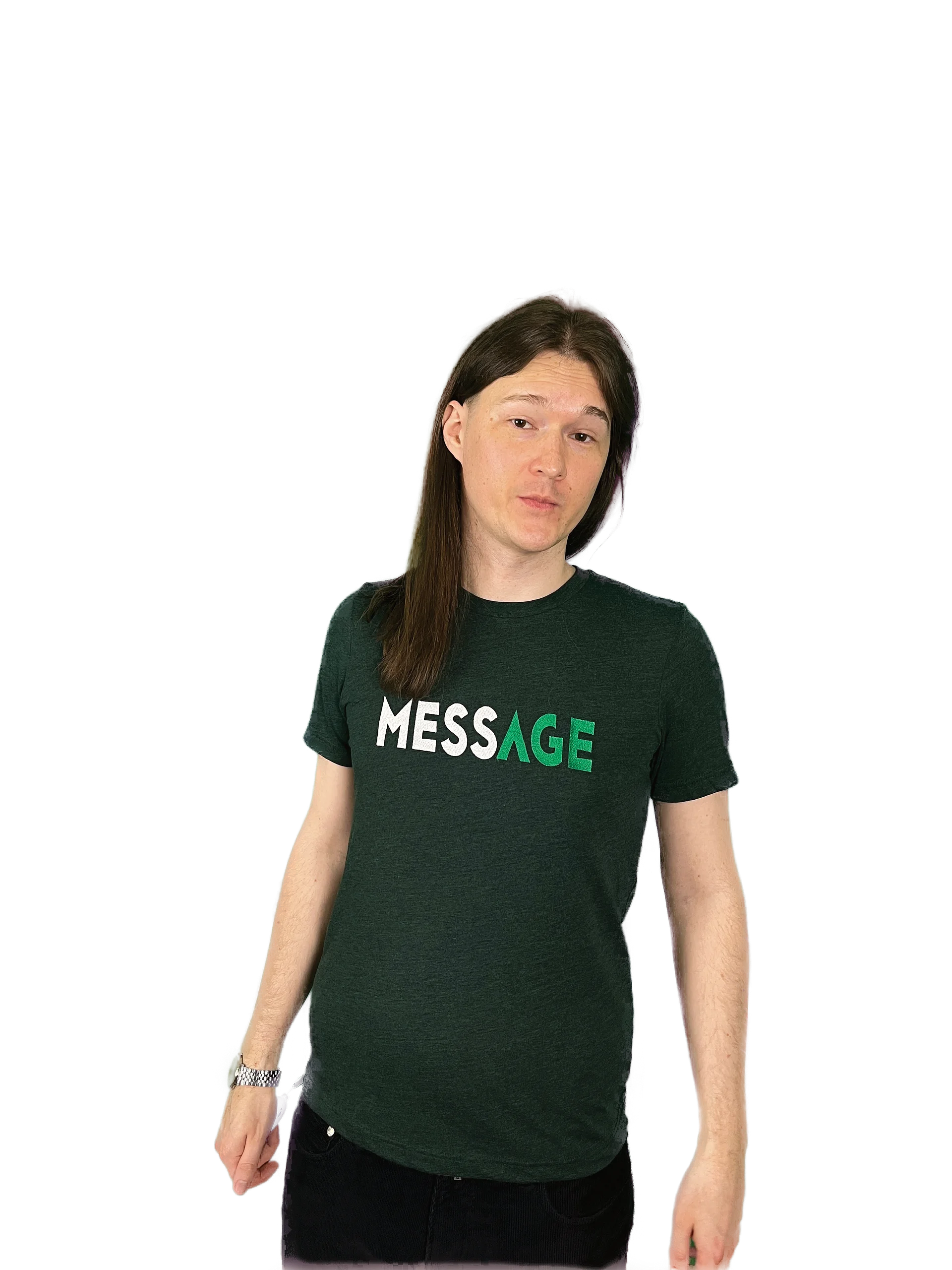 T-mess T-age T-shirt //embroidered triblend fabric\\ worldwide! product image (5)